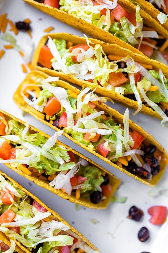 Vegetarian Black Bean Tacos Skinnytaste Nature s Gateway