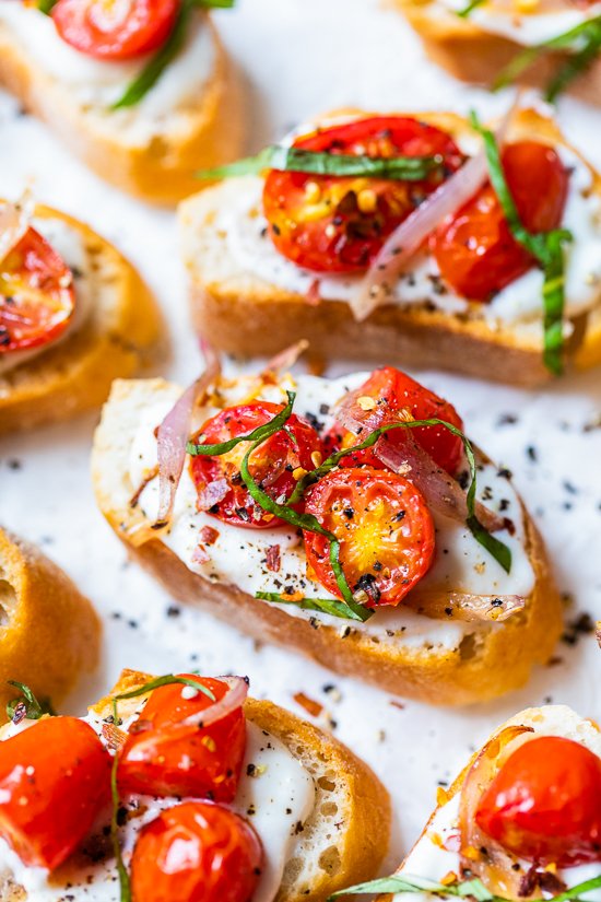 Whipped Ricotta Toast with Roasted Tomatoes – Nature's Gateway