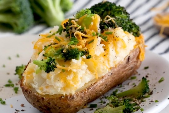 Broccoli and Cheese Twice Baked Potatoes – Nature's Gateway