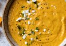 Roasted Butternut Squash Feta Soup