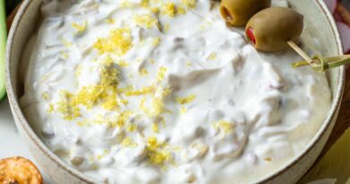 Dirty Martini Dip – Skinnytaste