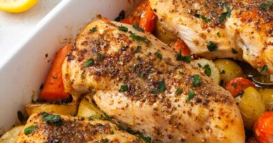 Baked Chicken and Potatoes ⋆ 100 Days of Real Food