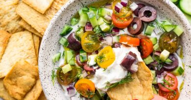 Greek Whipped Cottage Cheese Dip