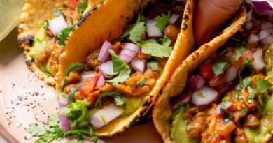 Lentil Tacos (Vegan, High Protein and High Fiber)